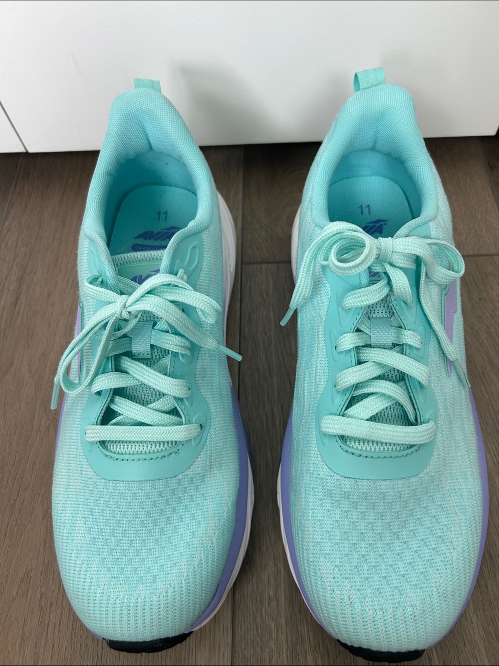 Avia Women's Light Mint and Lavender Running Sneakers Size 11